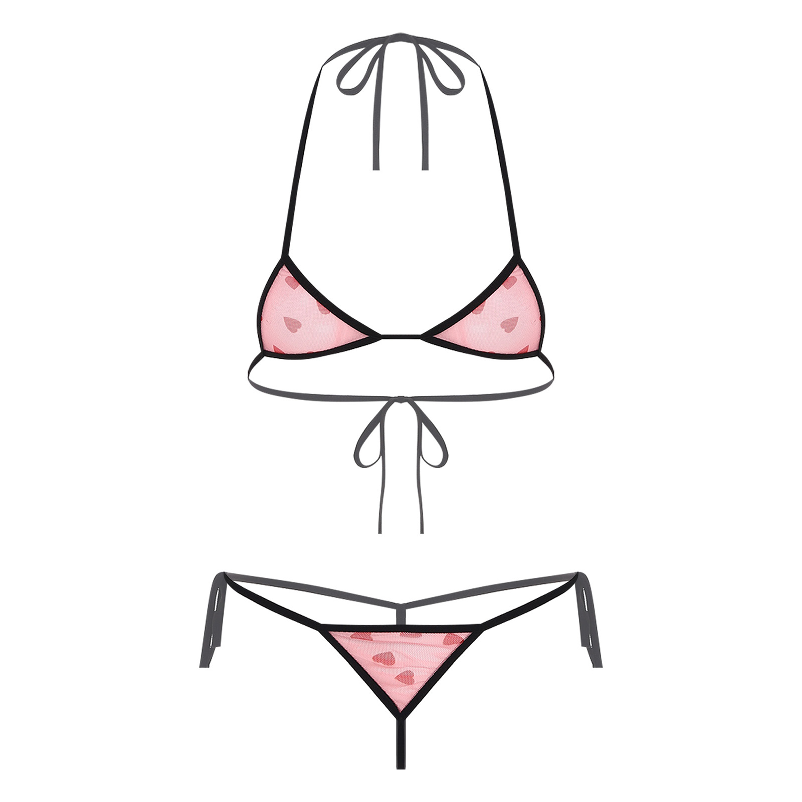 Womens Micro Mini Bikini Linge - Sheer Mesh Bra review and price