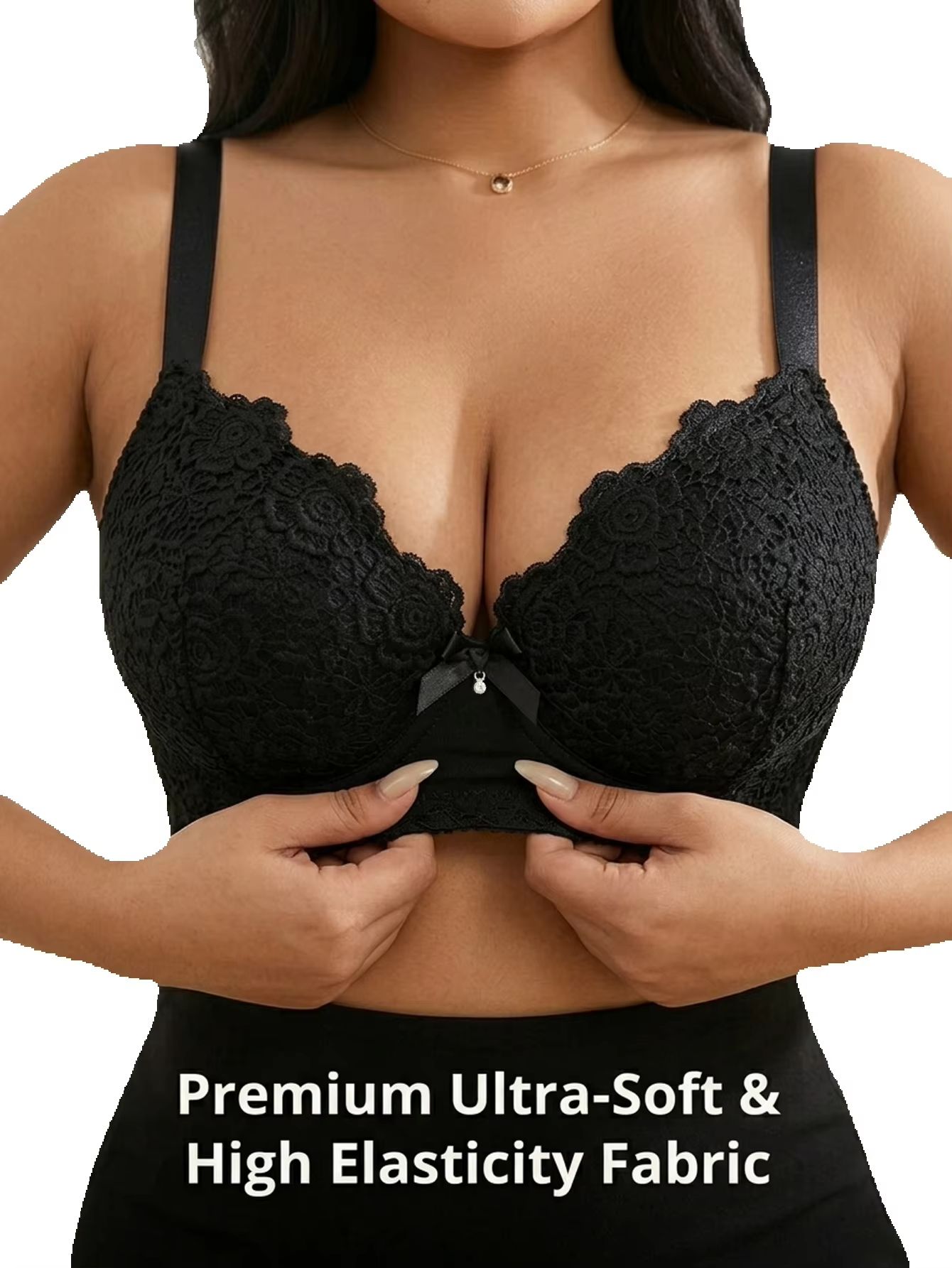 Women Plus Size Floral Push Up - Minimizer Bra Women review and price