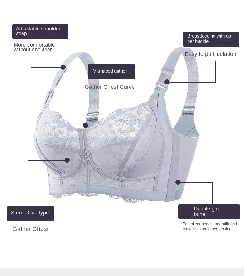 Lace Embroidery Maternity Nurs - Nursing Bra Clip review and price