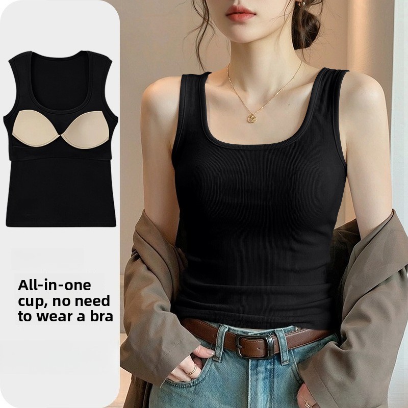 New Seamless Built-in Bra Tank - T Shirt Bra Seamless review and price
