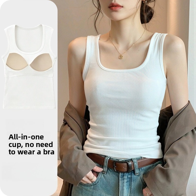 New Seamless Built-in Bra Tank - T Shirt Bra Seamless review and price